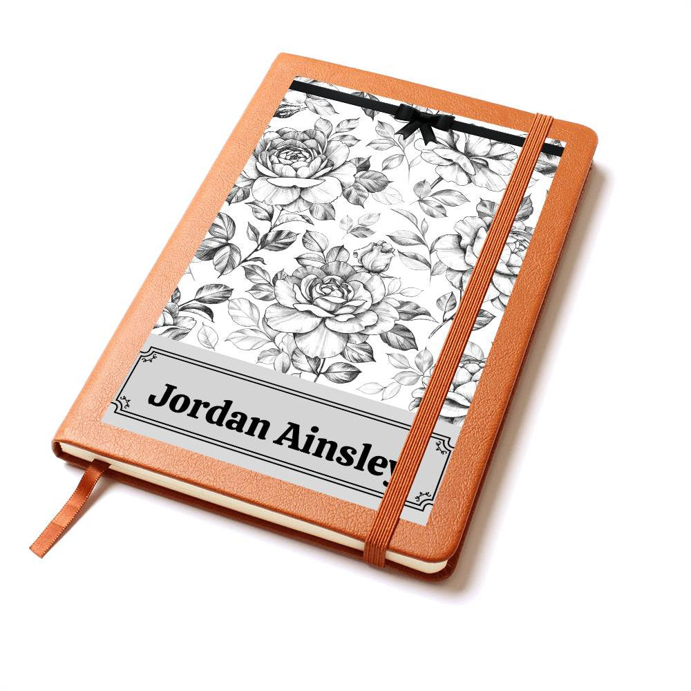 Personalized Leather Journal-Notebook