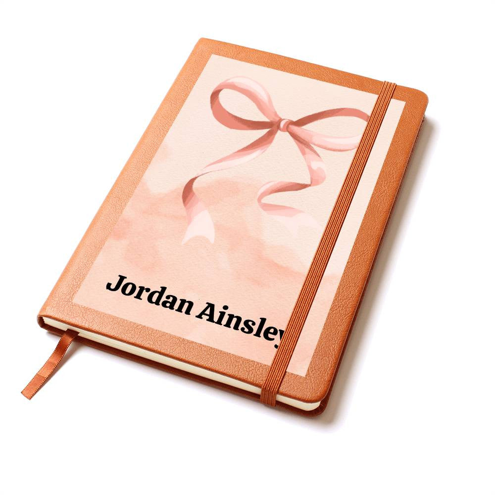 Personalized Leather Journal-Notebook