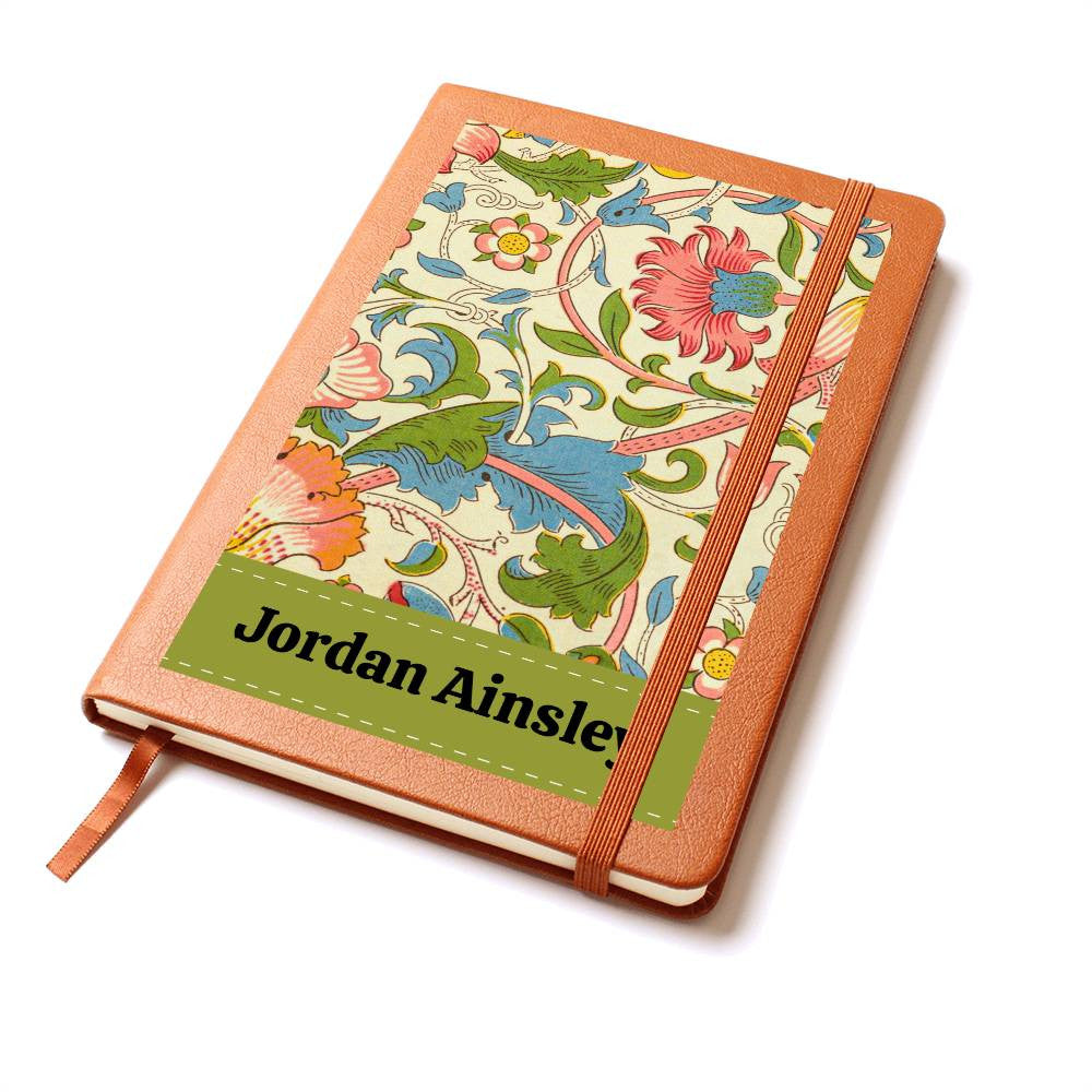 Personalized Leather Journal-Notebook