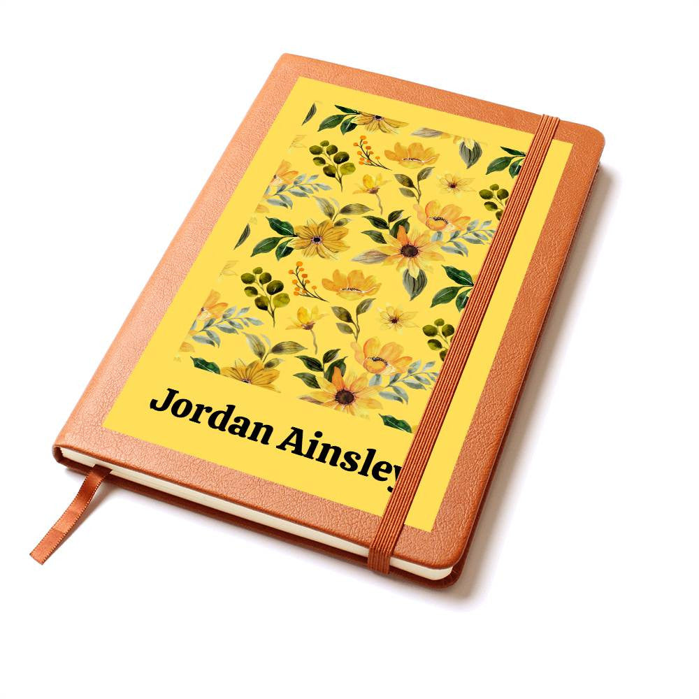 Personalized Leather Journal-Notebook