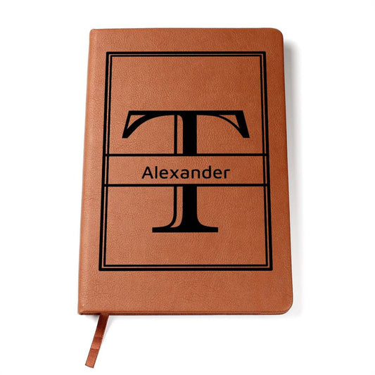 Personalized Leather Journal-Notebook