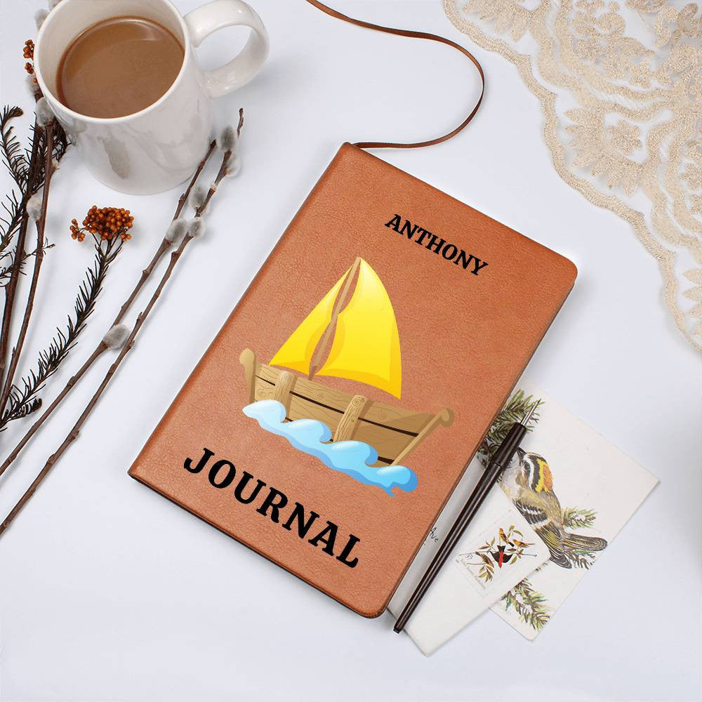 Personalized Leather Journal-Notebook