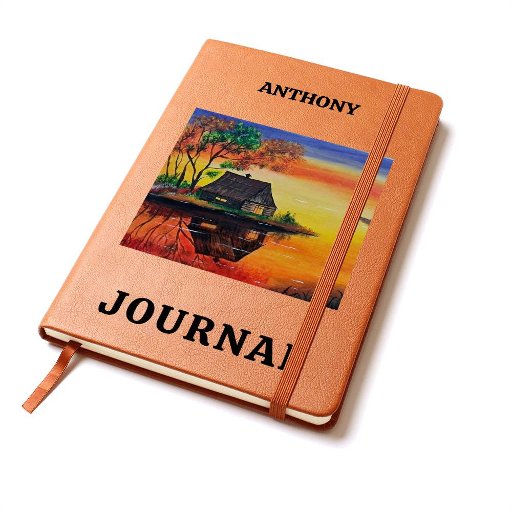 Personalized Leather Journal-Notebook