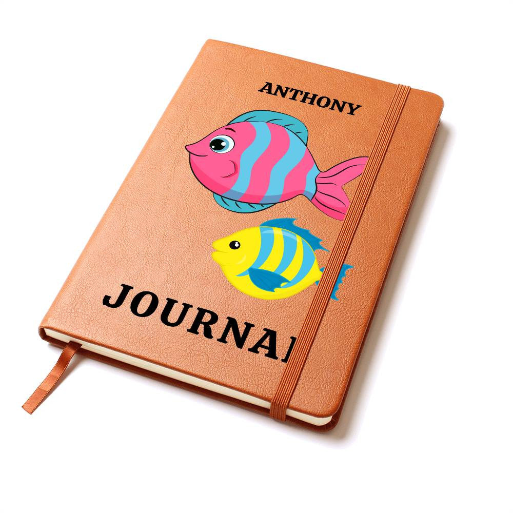 Personalized Leather Journal-Notebook