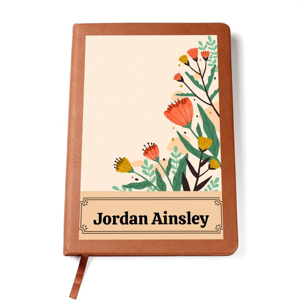 Personalized Leather Journal-Notebook