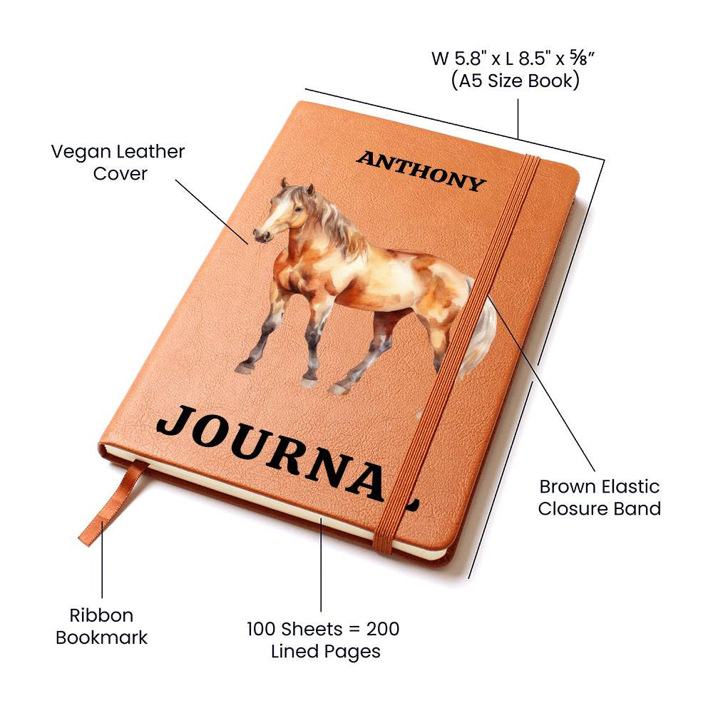 Personalized Leather Journal-Notebook