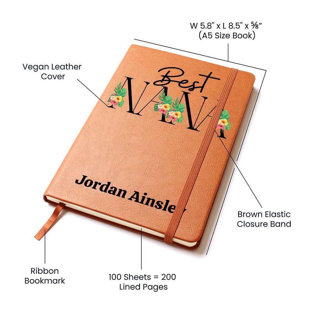 Personalized Leather Journal-Notebook