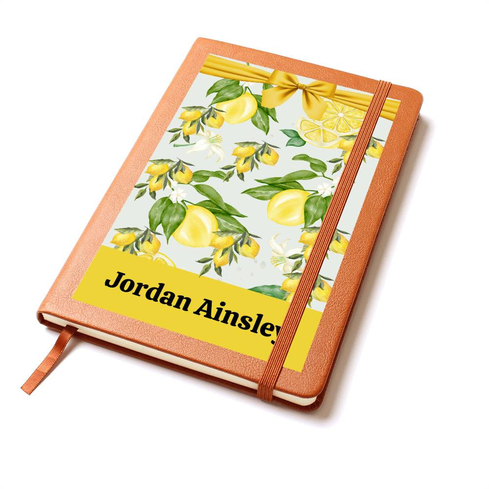 Personalized Leather Journal-Notebook