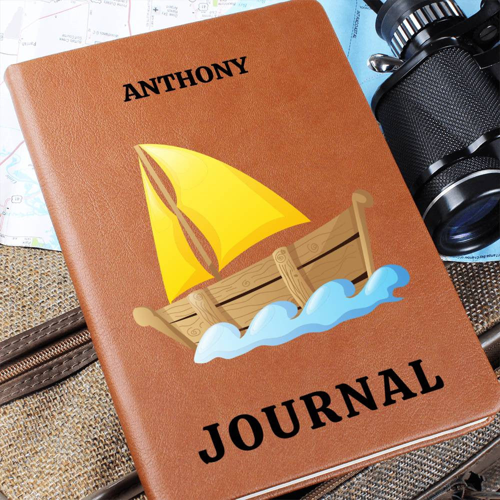 Personalized Leather Journal-Notebook