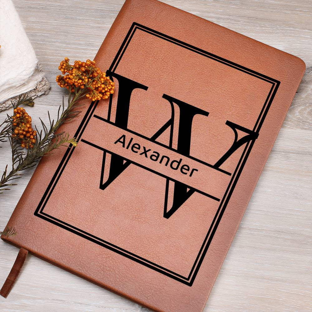 Personalized Leather Journal-Notebook