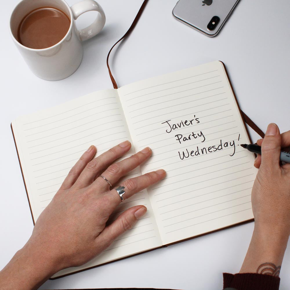 Personalized Leather Journal-Notebook