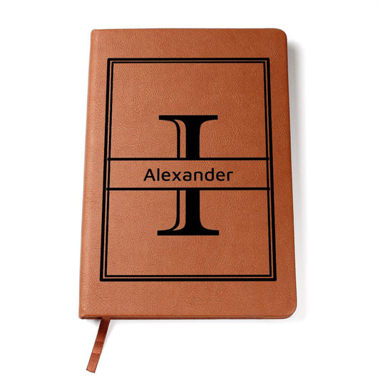 Personalized Leather Journal-Notebook