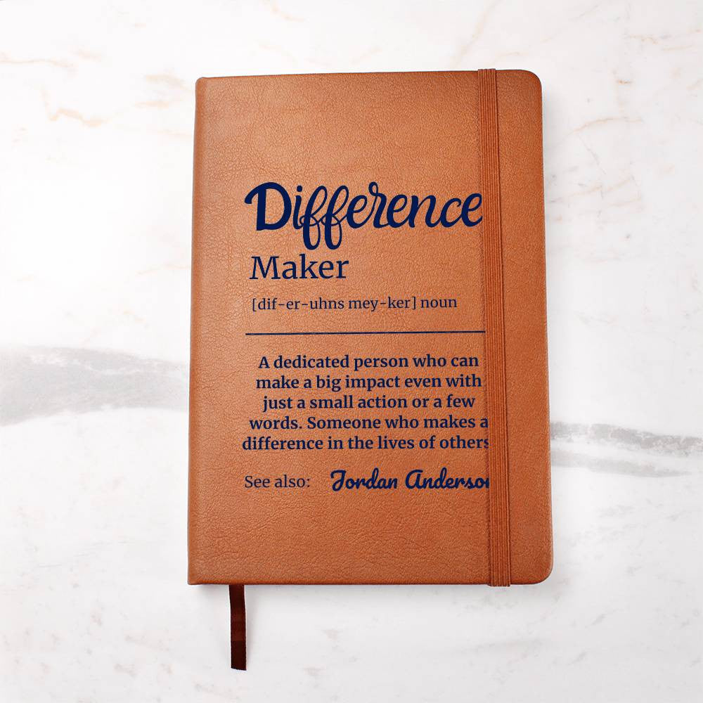 Personalized Leather Journal-Notebook