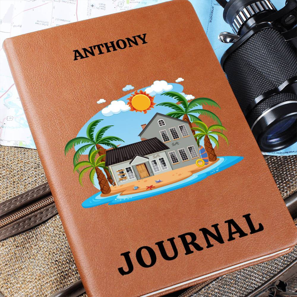 Personalized Leather Journal-Notebook