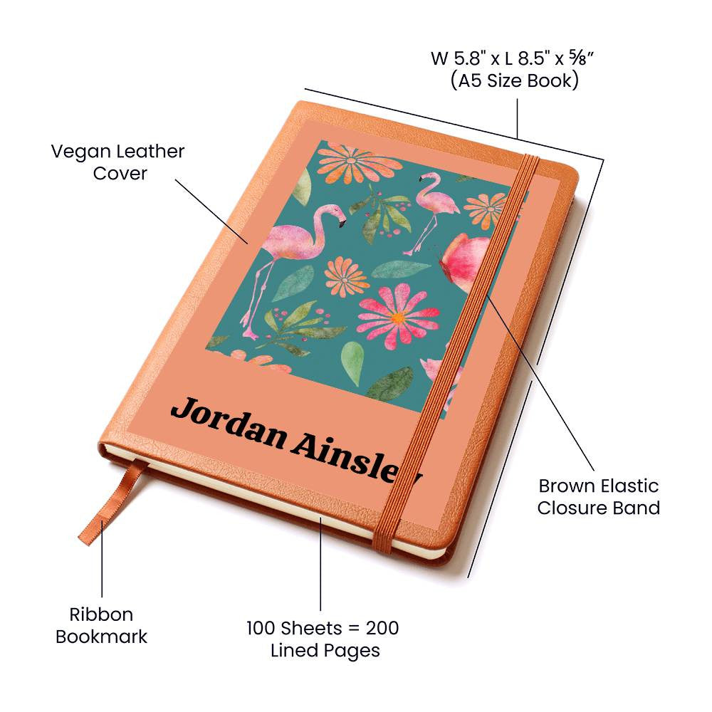 Personalized Leather Journal-Notebook