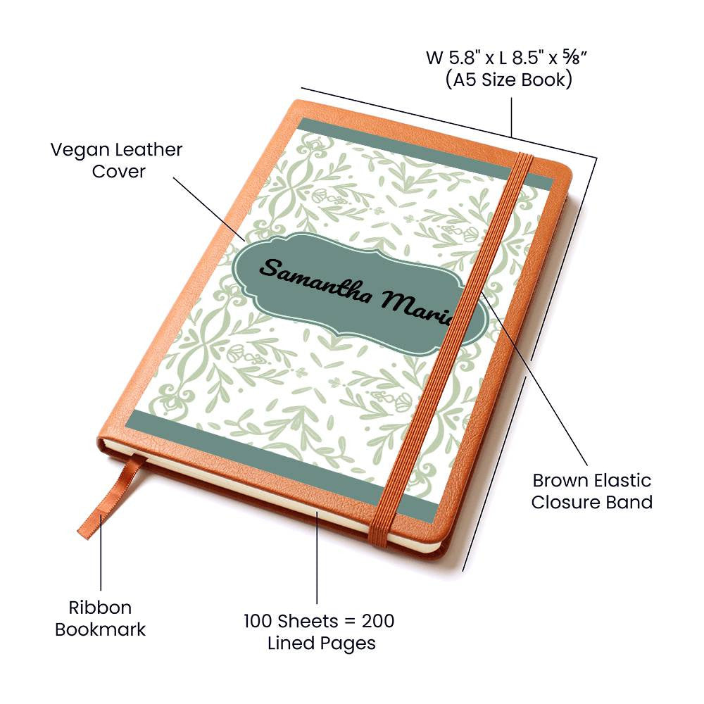 Personalized Leather Journal-Notebook