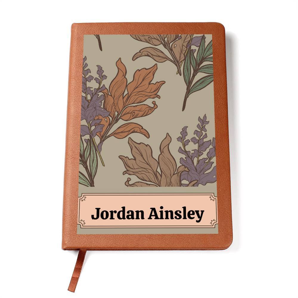 Personalized Leather Journal-Notebook