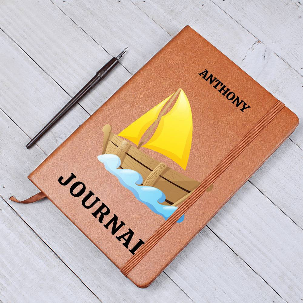 Personalized Leather Journal-Notebook