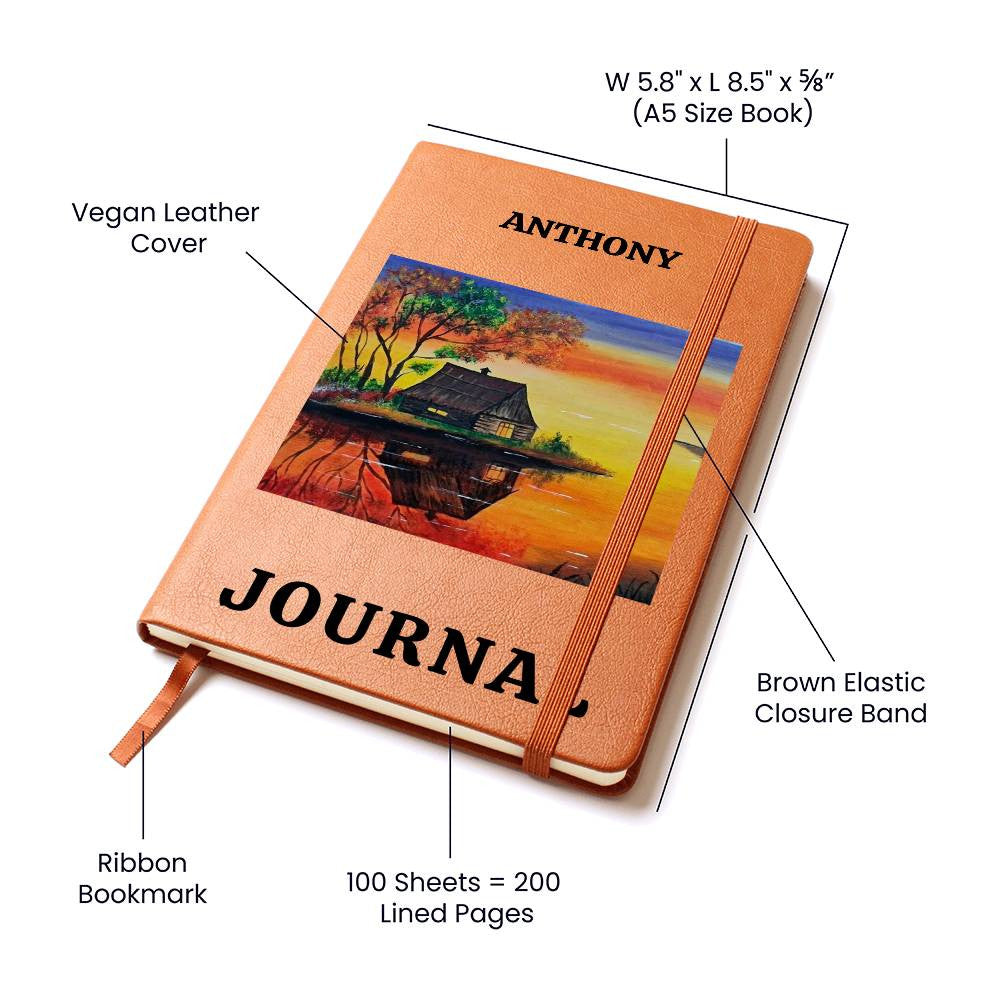 Personalized Leather Journal-Notebook