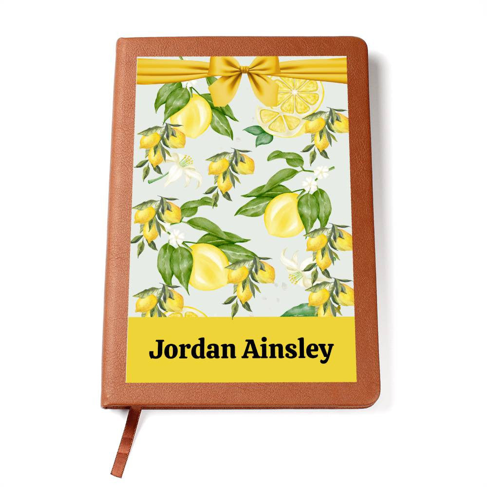 Personalized Leather Journal-Notebook