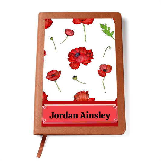 Personalized Leather Journal-Notebook