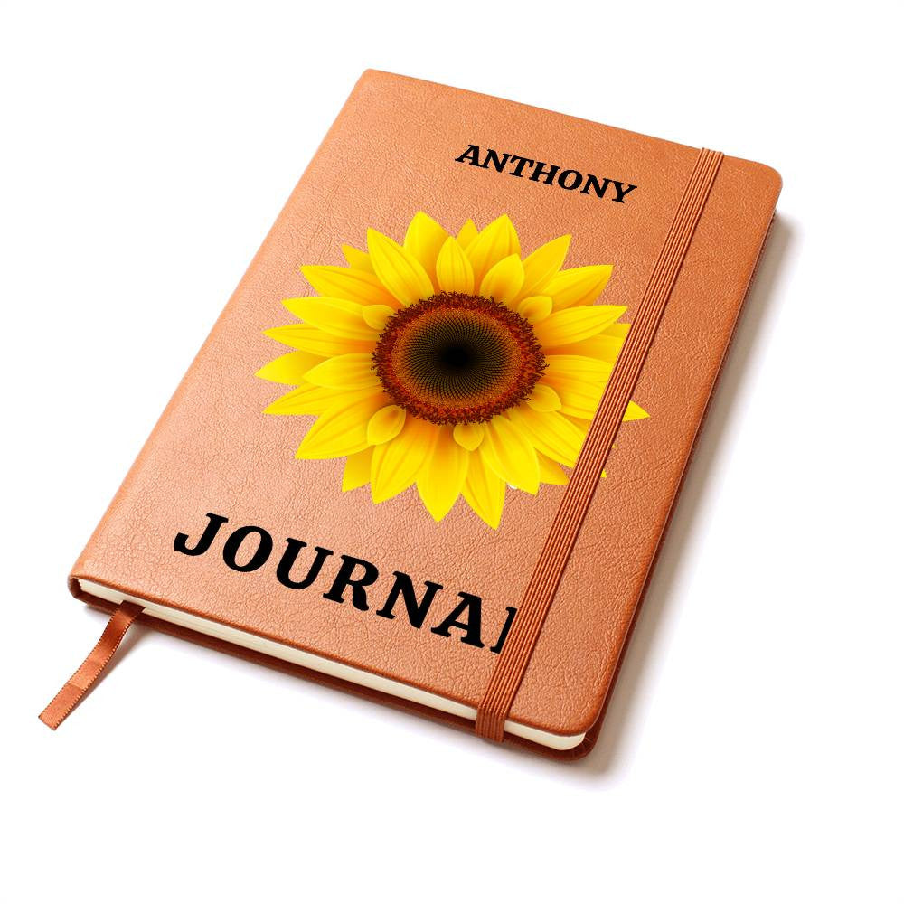 Personalized Leather Journal-Notebook