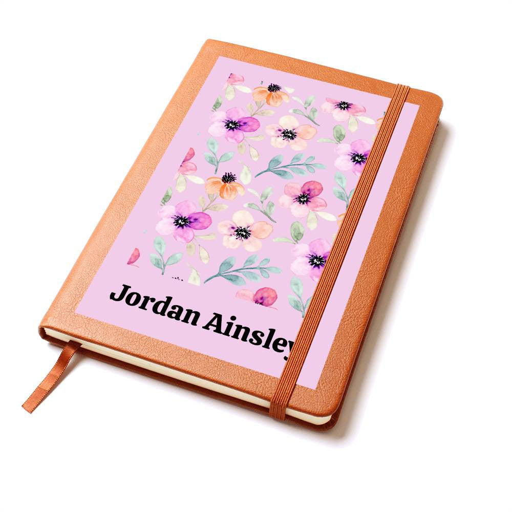 Personalized Leather Journal-Notebook