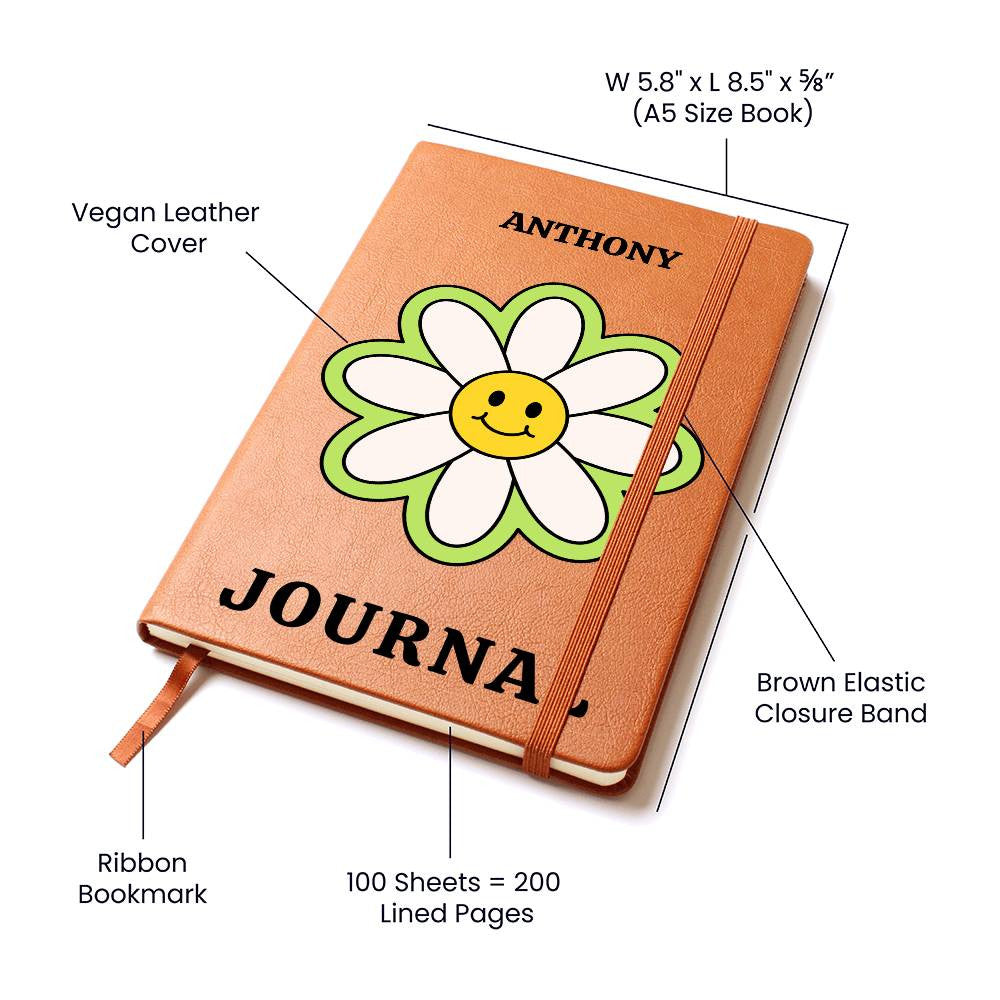 Personalized Leather Journal-Notebook