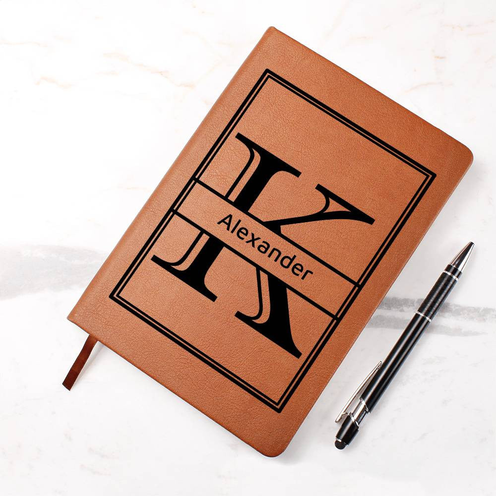 Personalized Leather Journal-Notebook