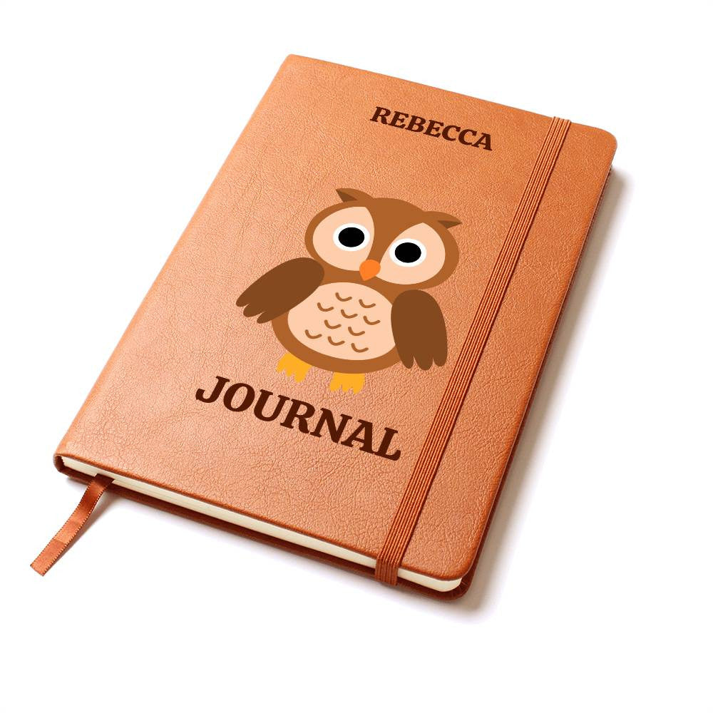 Personalized Leather Journal-Notebook