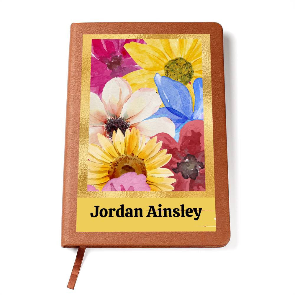 Personalized Leather Journal-Notebook