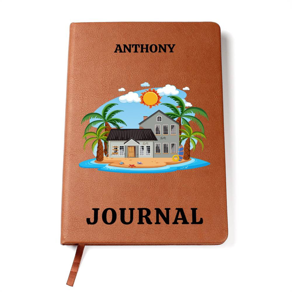 Personalized Leather Journal-Notebook