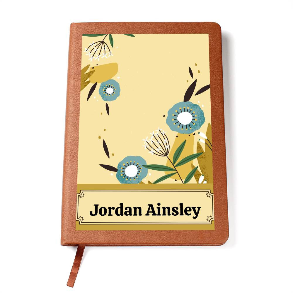 Personalized Leather Journal-Notebook