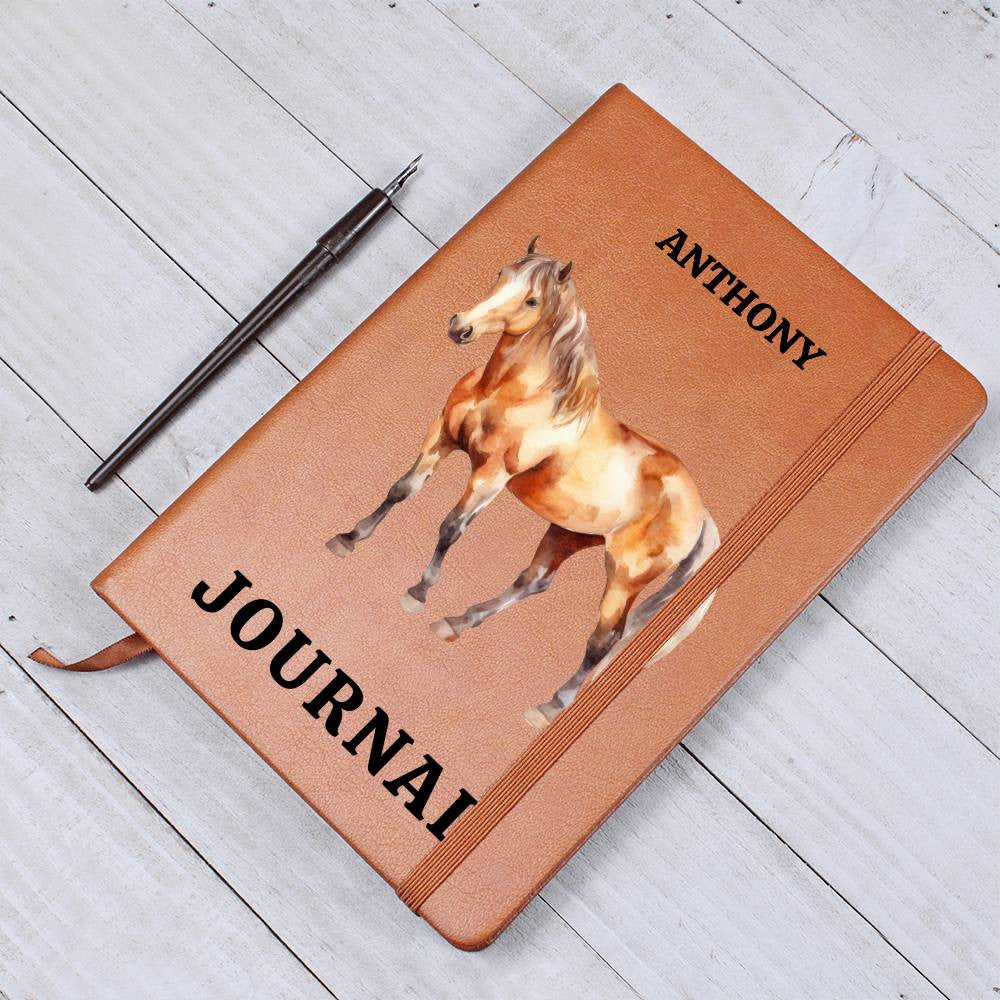 Personalized Leather Journal-Notebook