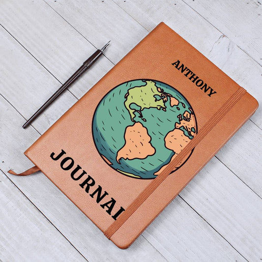 Personalized Leather Journal-Notebook