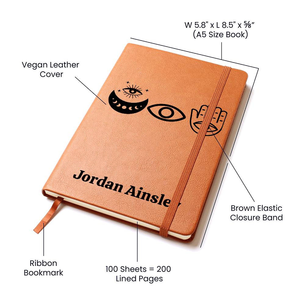 Personalized Leather Journal-Notebook