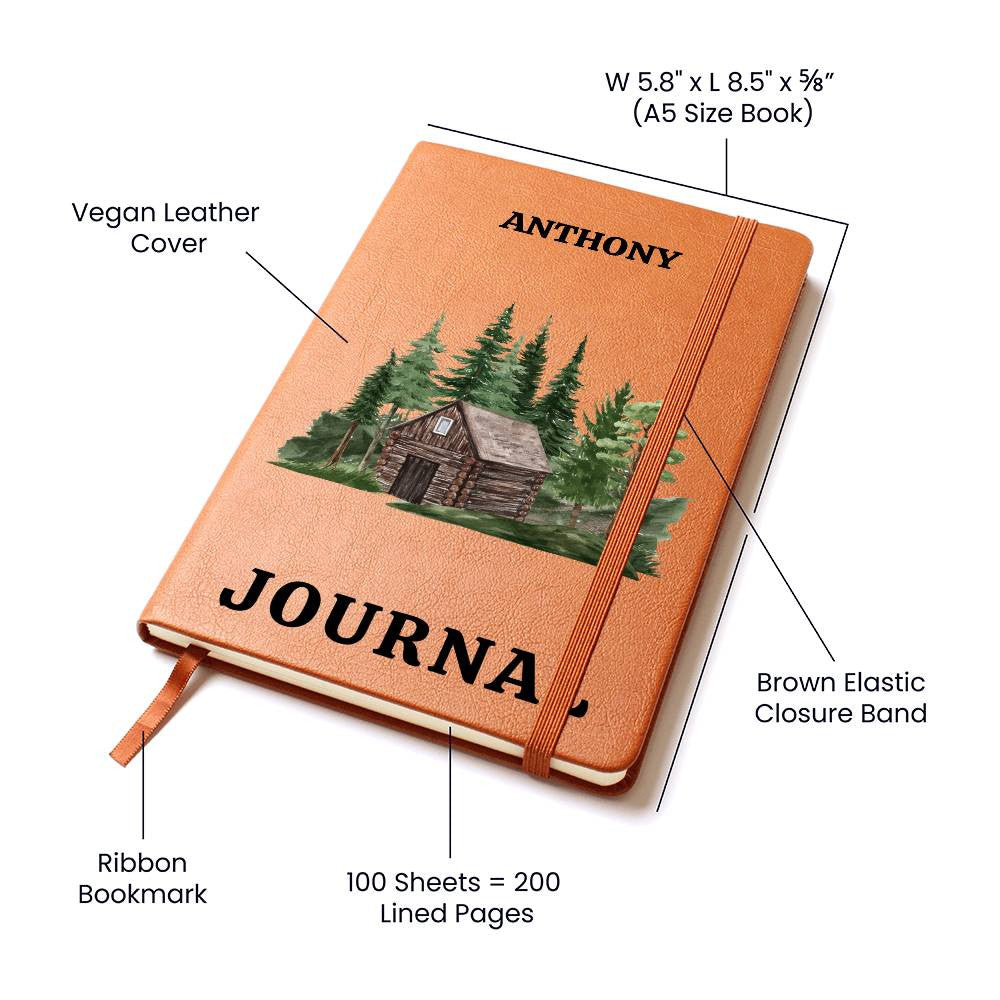 Personalized Leather Journal-Notebook