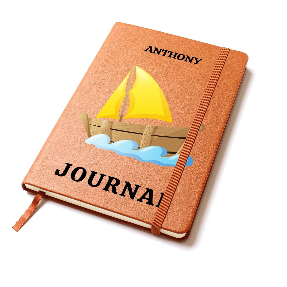 Personalized Leather Journal-Notebook