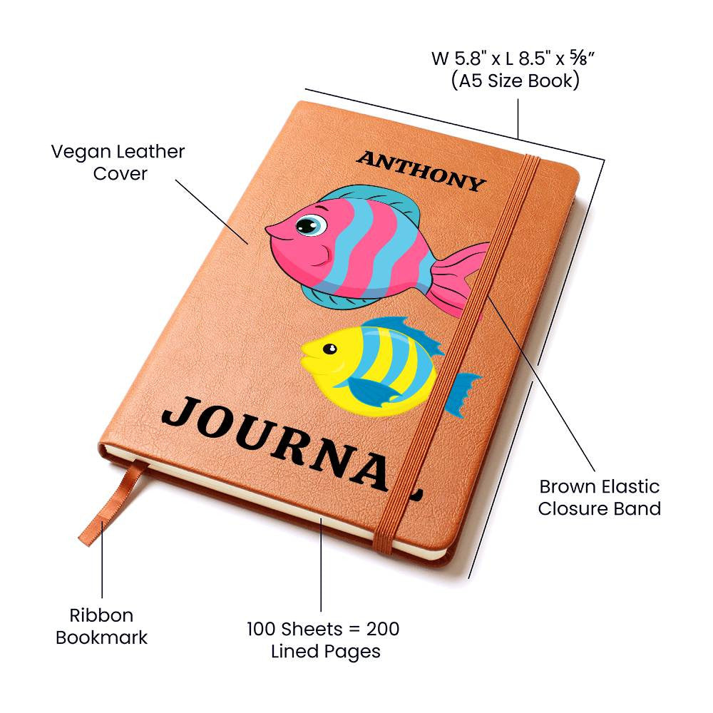 Personalized Leather Journal-Notebook