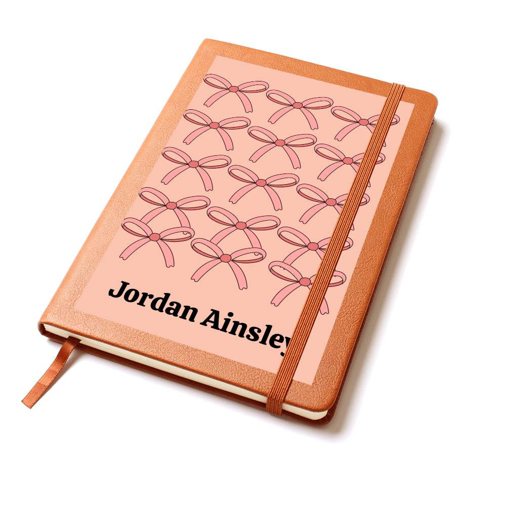 Personalized Leather Journal-Notebook