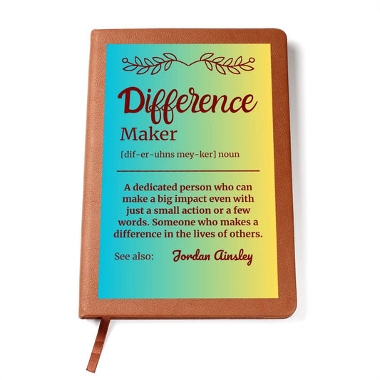 Personalized Leather Journal-Notebook