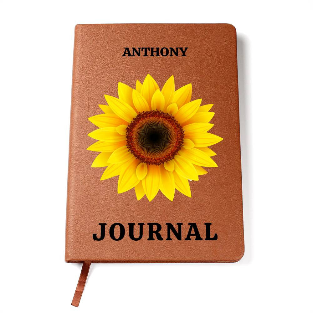 Personalized Leather Journal-Notebook