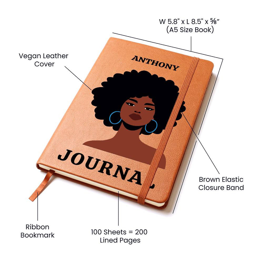 Personalized Leather Journal-Notebook