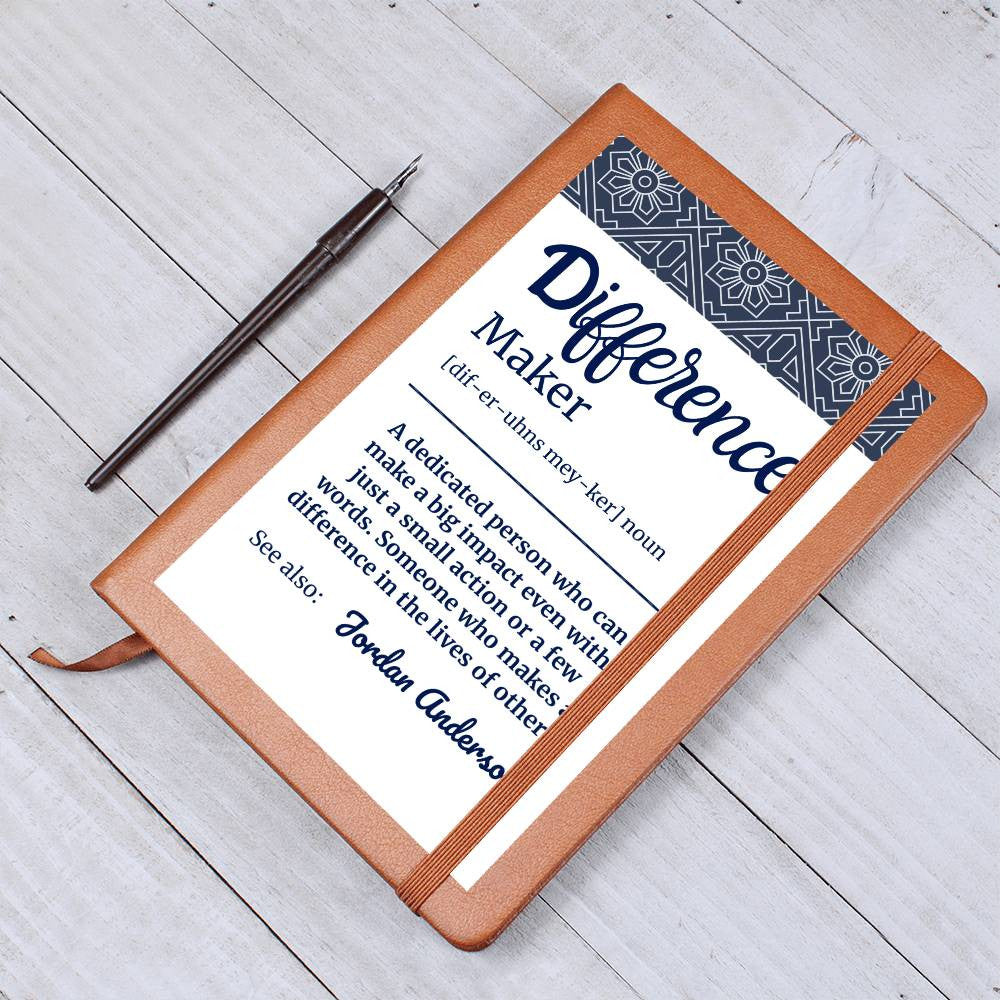 Personalized Leather Journal-Notebook