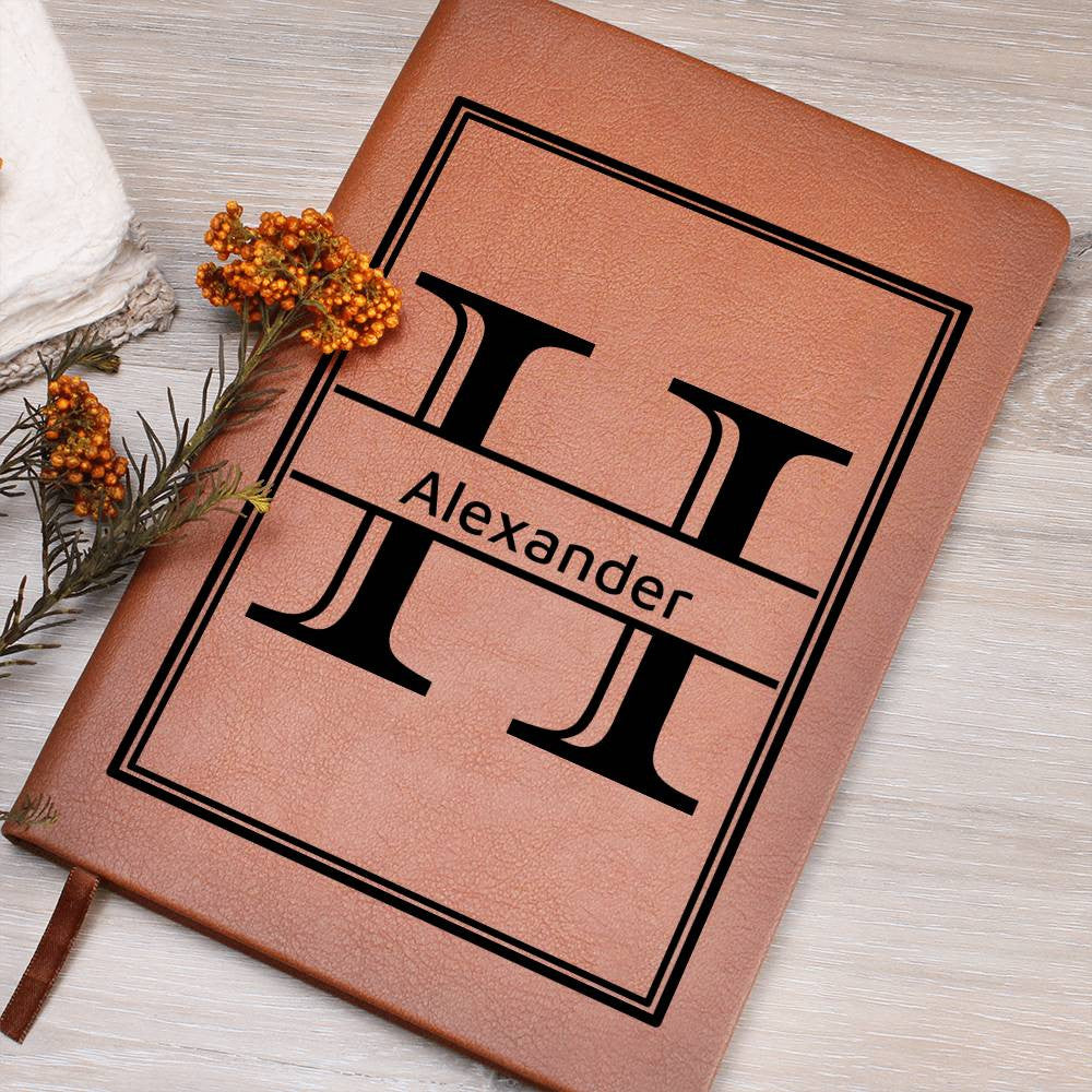 Personalized Leather Journal-Notebook