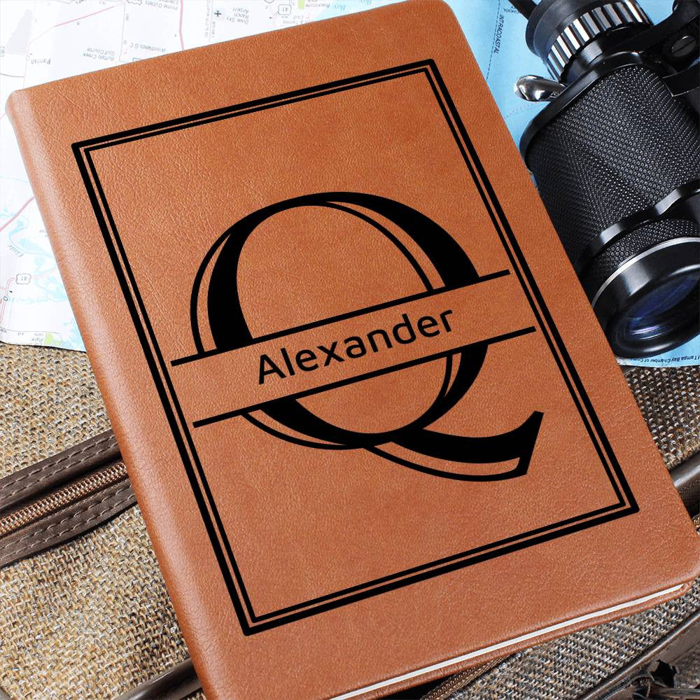 Personalized Leather Journal-Notebook