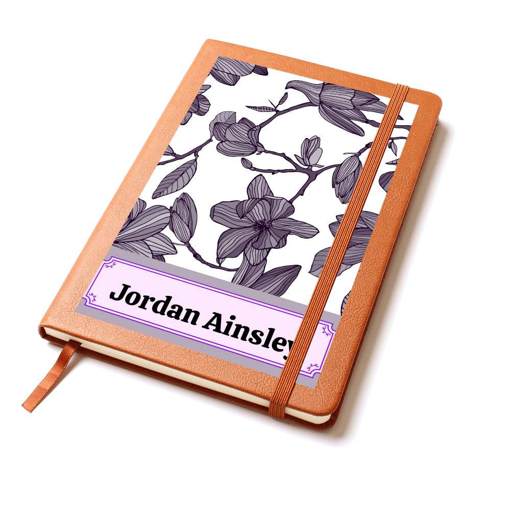 Personalized Leather Journal-Notebook