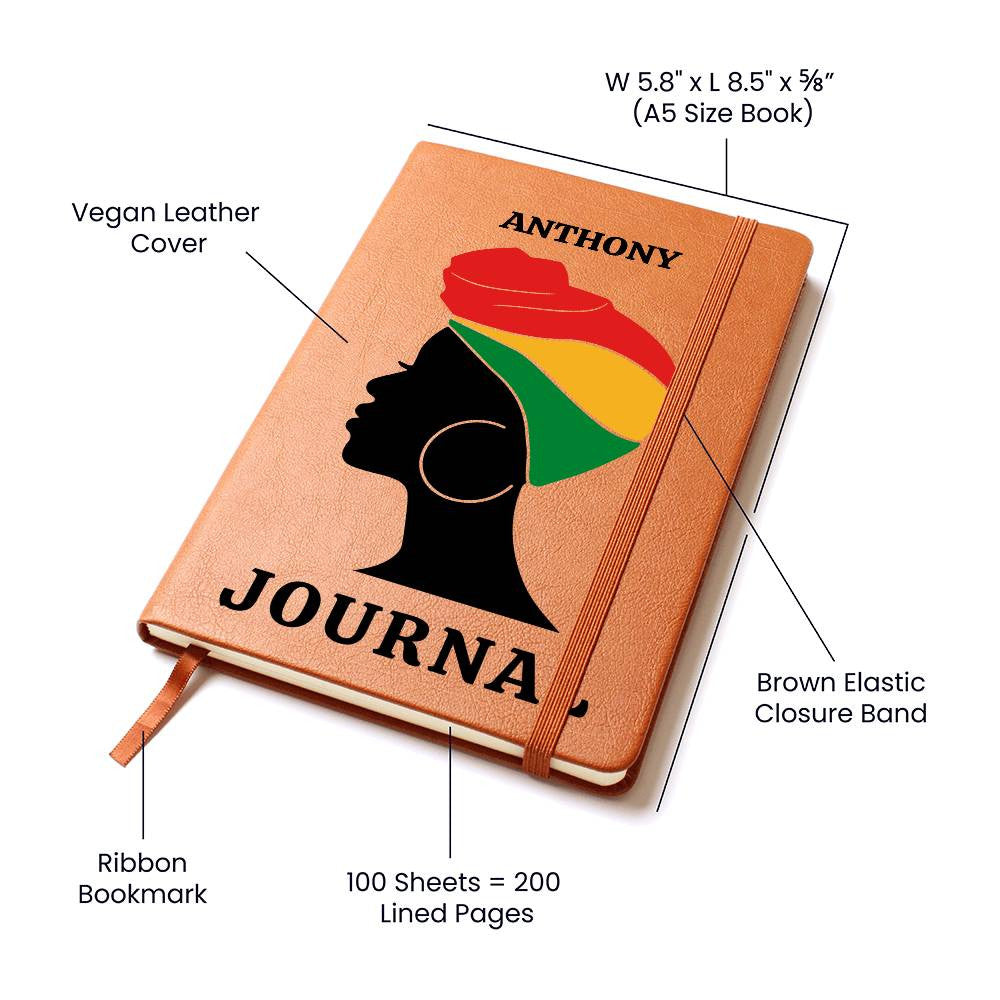 Personalized Leather Journal-Notebook