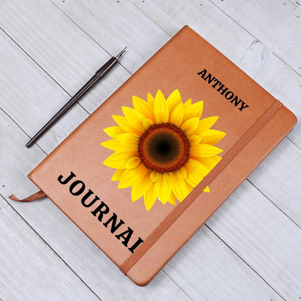 Personalized Leather Journal-Notebook