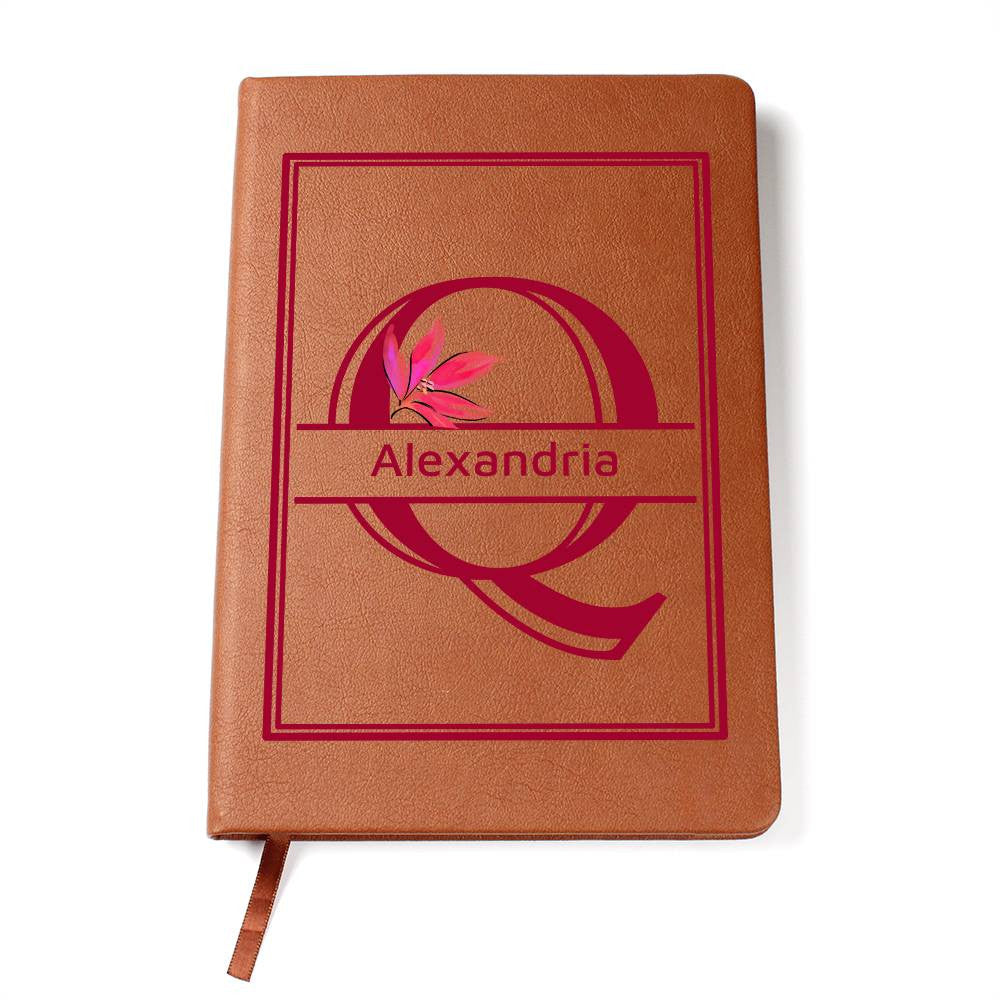 Personalized Leather Journal-Notebook